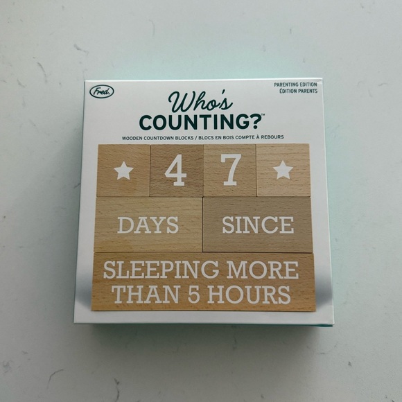 Genuine Fred Who’s Counting? - Parenting Countdown‎ Blocks - NWT - Picture 8 of 9